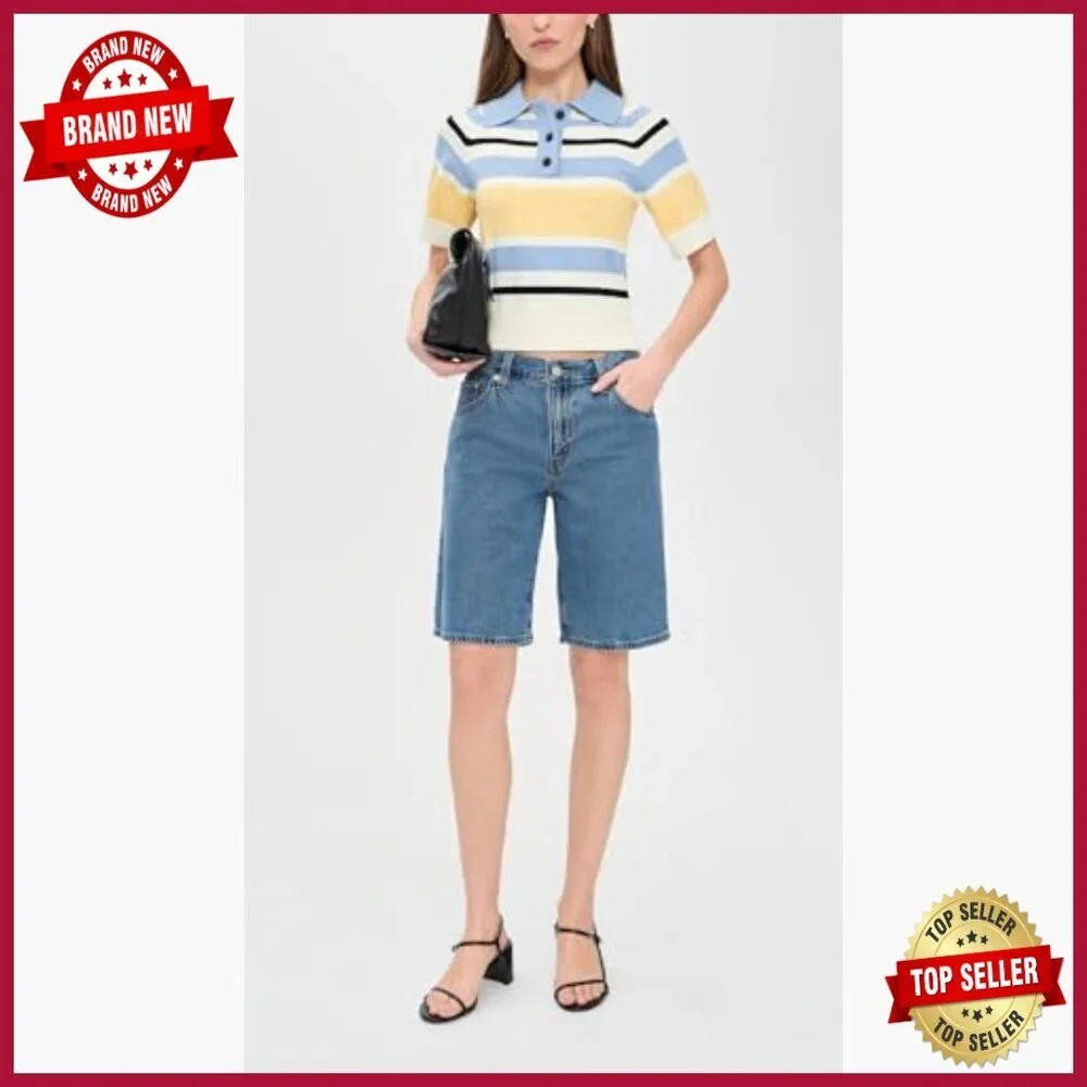 Baggy Dad Jorts, Mid Rise Denim Shorts, Loose Fit, 11 Inch Inseam